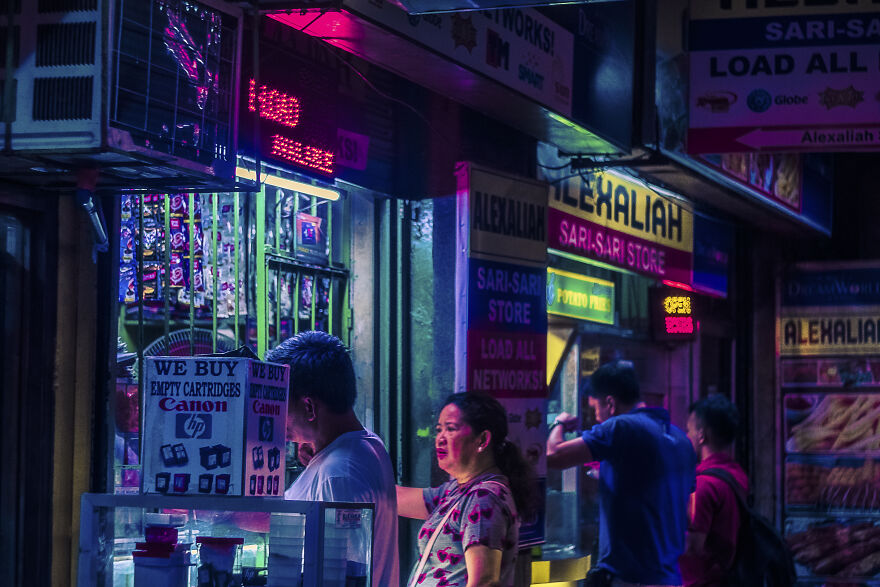 In The Philippines, You Can Purchase Cyberspace Access (Known As "Load") For The Lowest Prices In Small "Sari-Sari" Stores Like This. It Really Is A Mass Consensual Hallucination As William Gibson Prophesied