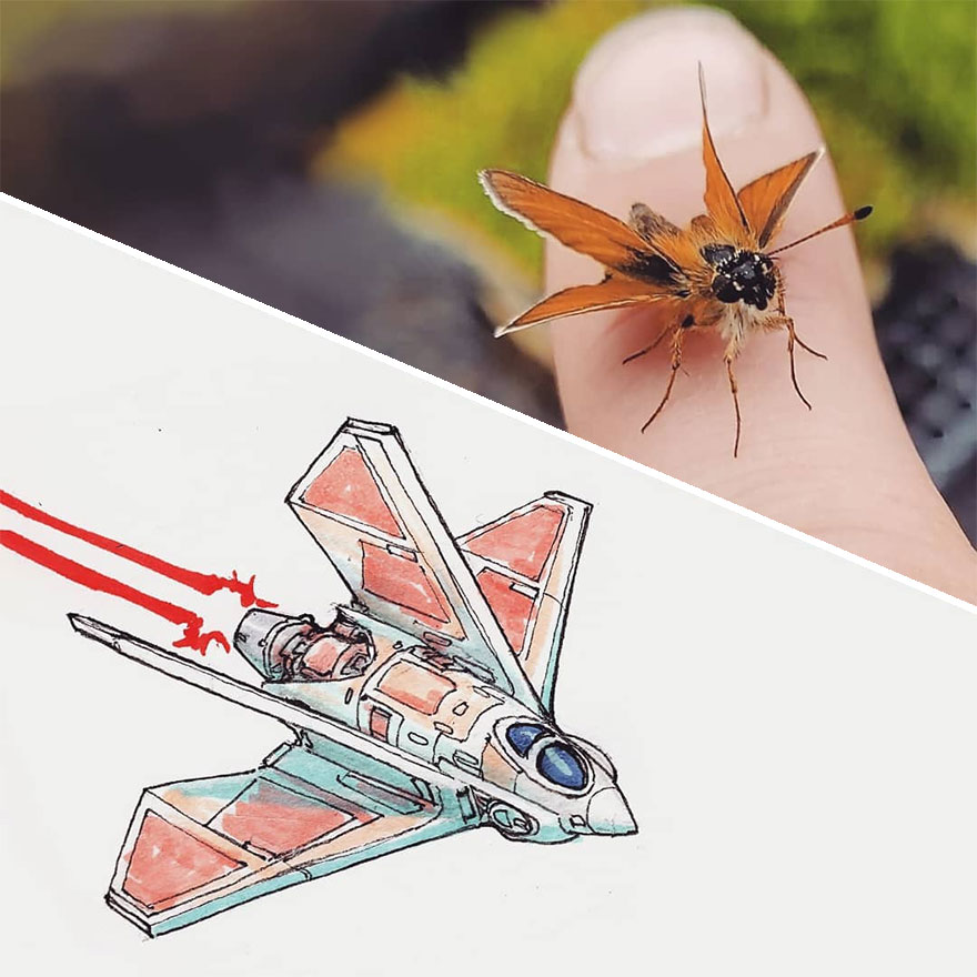 This Artist Continues To Make Spaceships Inspired By Everyday Objects