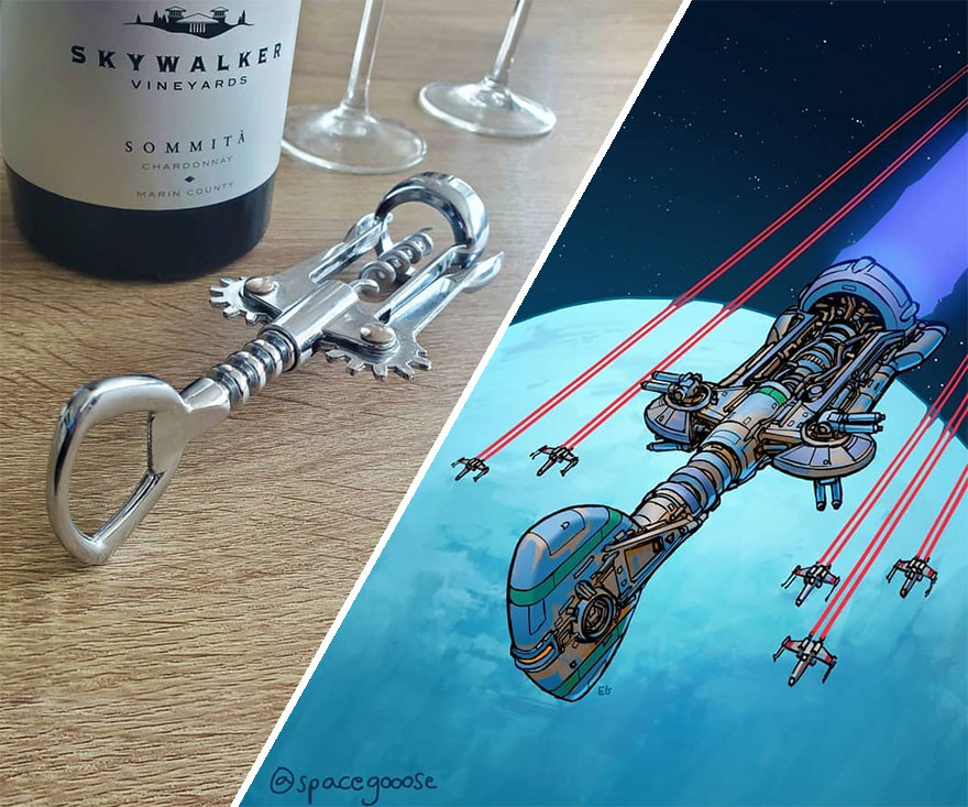 This Artist Continues To Make Spaceships Inspired By Everyday Objects