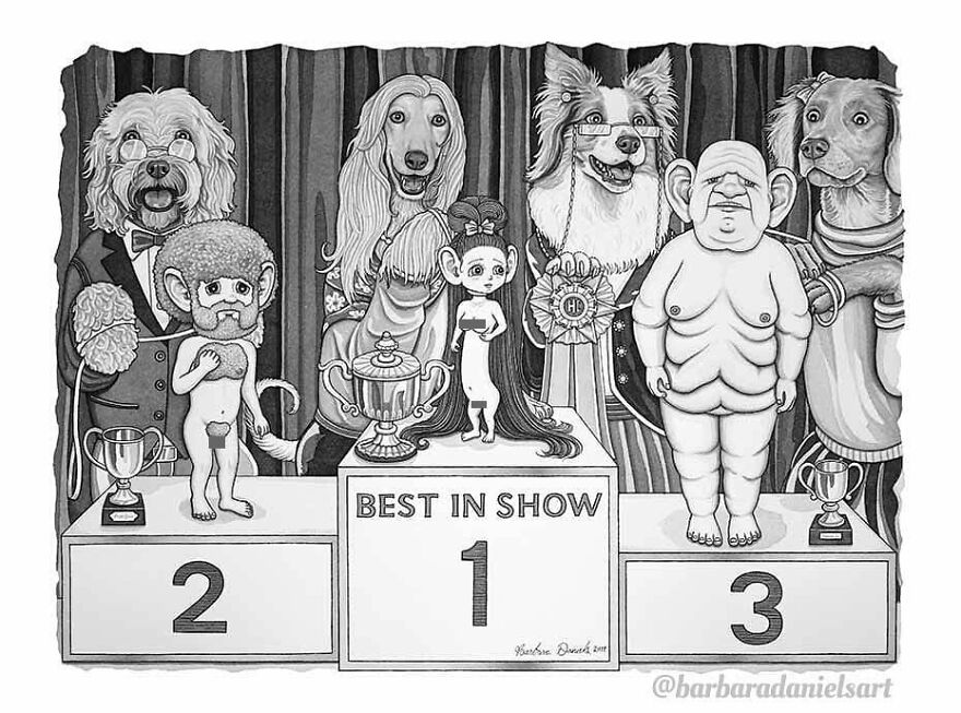 Artist Shows When Animals Take The Place Of Humans In Stunning Illustrations