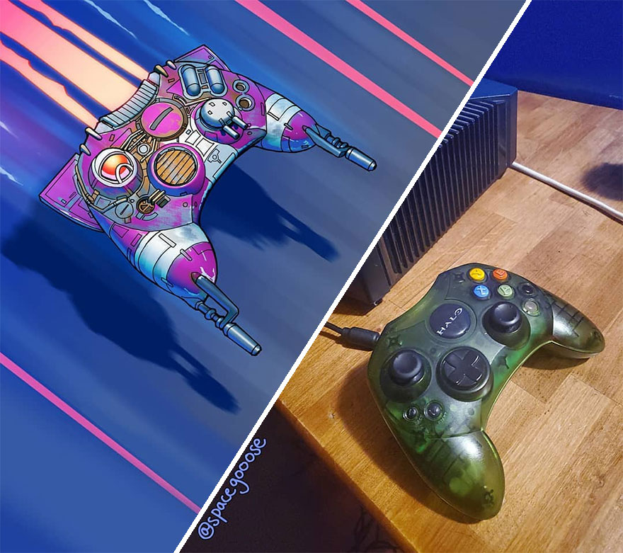 This Artist Continues To Make Spaceships Inspired By Everyday Objects