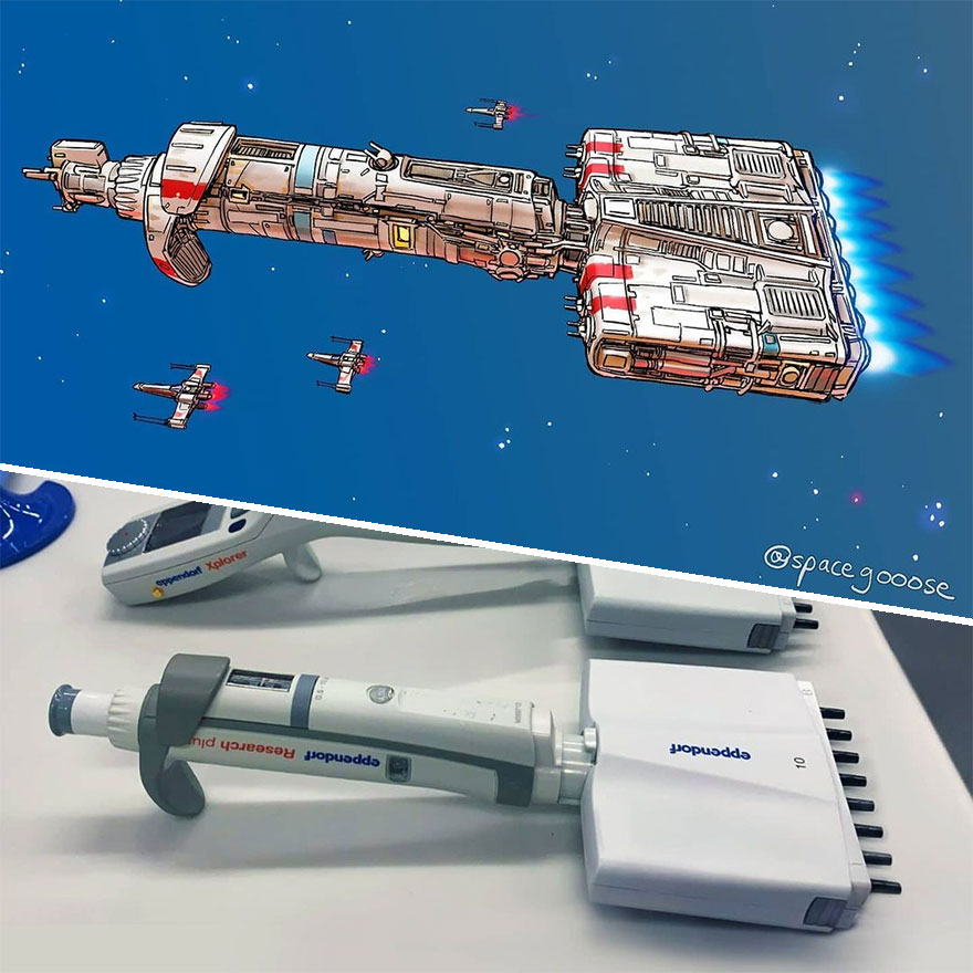 This Artist Continues To Make Spaceships Inspired By Everyday Objects