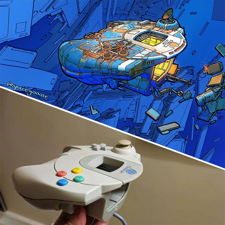 This Artist Continues To Make Spaceships Inspired By Everyday Objects