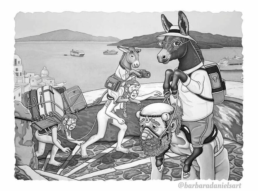 Artist Shows When Animals Take The Place Of Humans In Stunning Illustrations