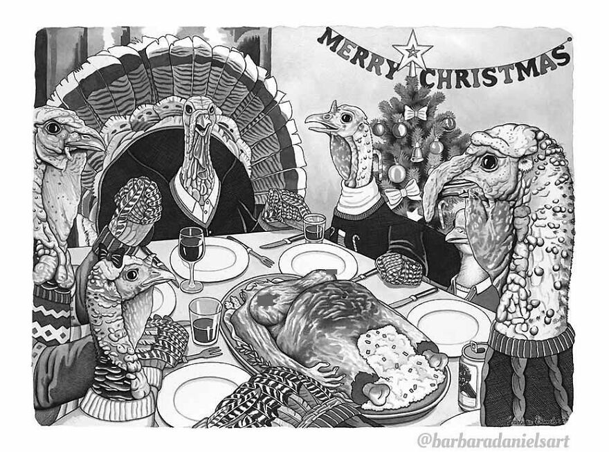 Artist Shows When Animals Take The Place Of Humans In Stunning Illustrations