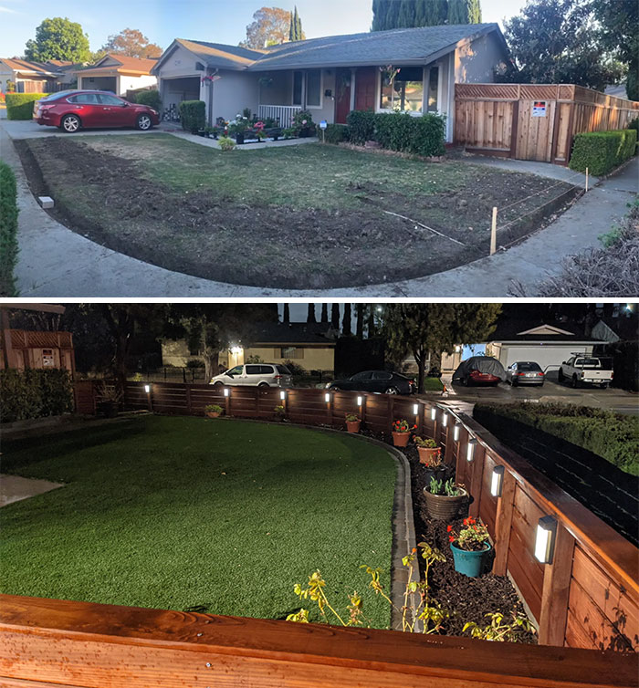 Our DIY Modern Fence