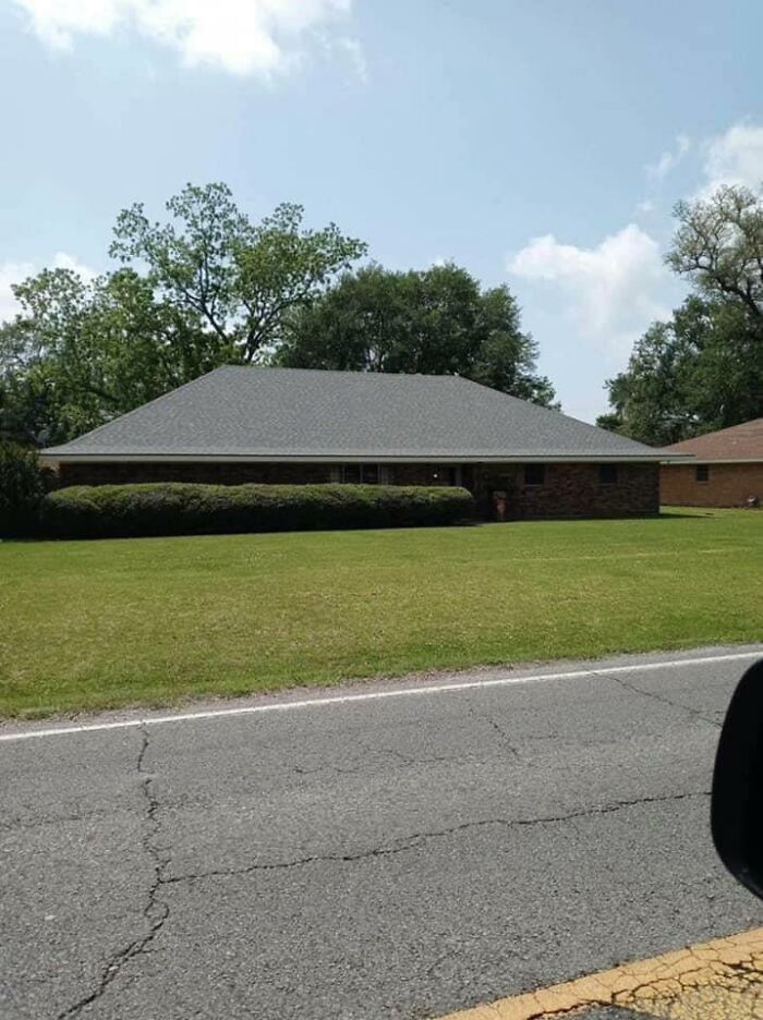 I Give You, The Most Boring Roof Ever Built And A House With Very Little Natural Light Coming In