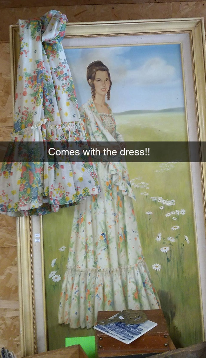 Seen At A Barn Sale In Jaffrey Nh...the Painting Is Huge!