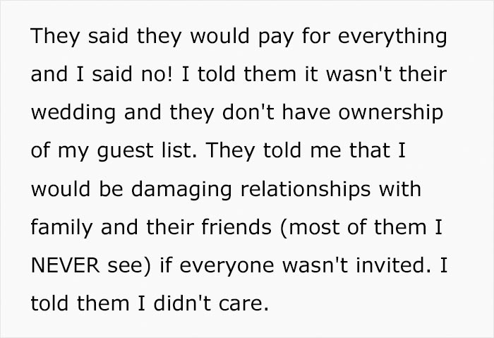 Parents Want To "Collect" Off Of Their Child's Wedding - She Says No And Family Drama Ensues Parents Want To "Collect" Off Of Their Child's Wedding - She Says No And Family Drama Ensues