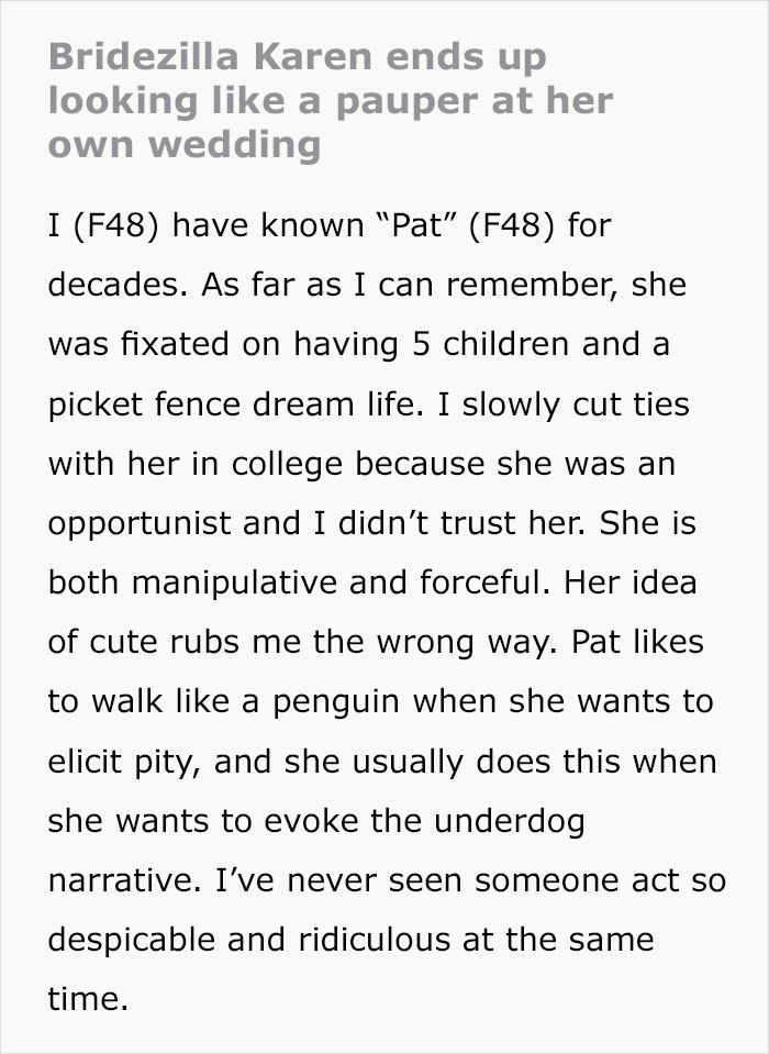 Bridezilla Steals A Dress From A Charity &ndash; The Owner Executes Her Revenge On The Wedding Day