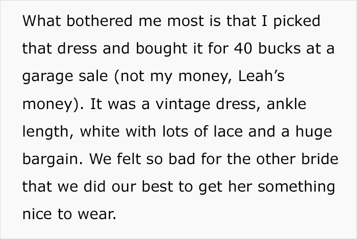 Bridezilla Steals A Dress From A Charity &ndash; The Owner Executes Her Revenge On The Wedding Day