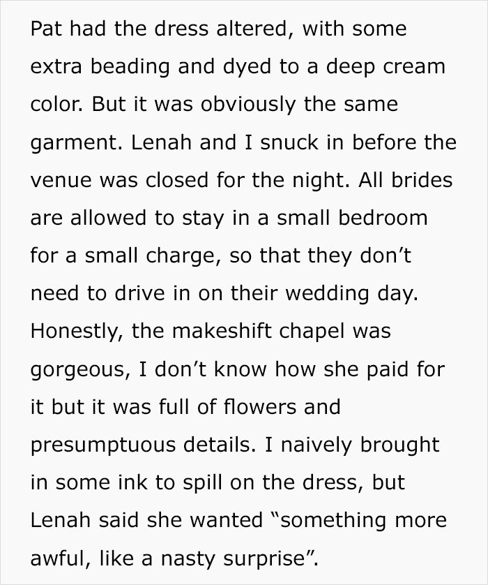 Bridezilla Steals A Dress From A Charity &ndash; The Owner Executes Her Revenge On The Wedding Day