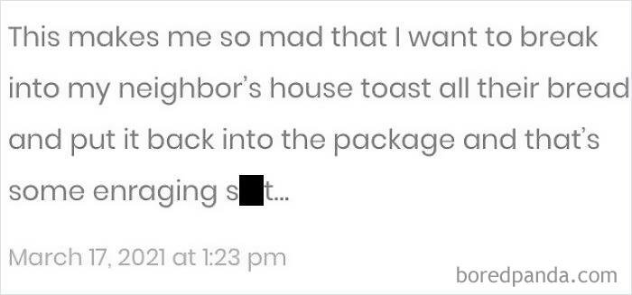 I’ll Toast Your Bread, Then Put It Back