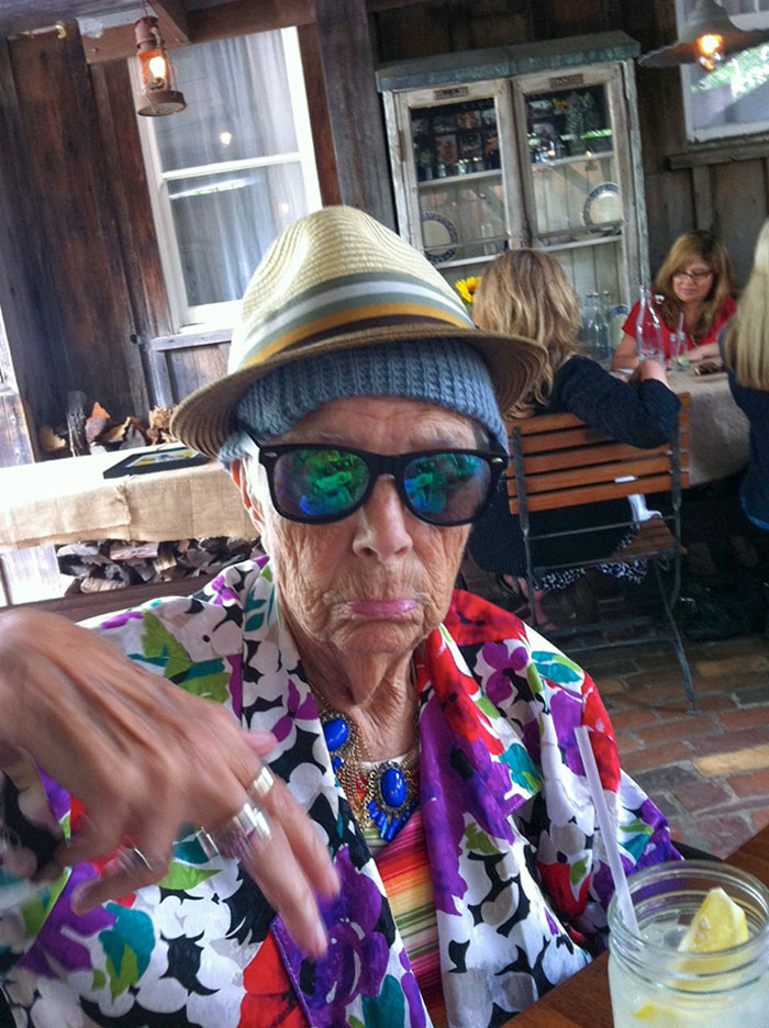 I Present To You - My Grandmother. She Turns 94 At The End Of The Month