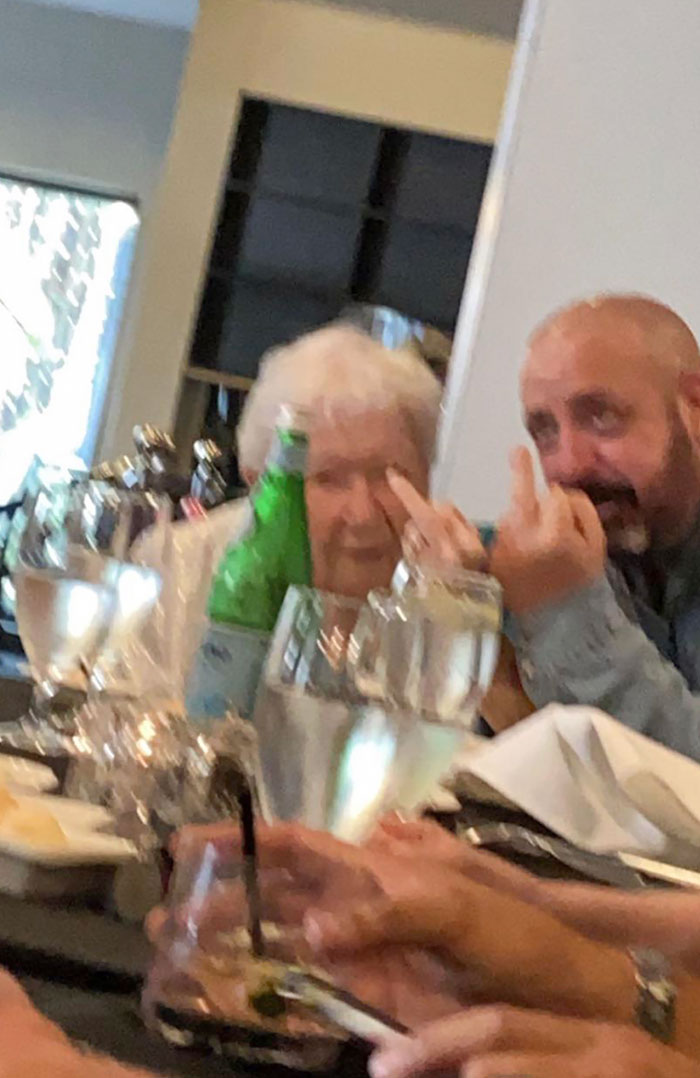 My Great-Grandma Posing On Her 99th Birthday