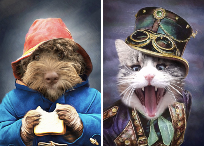 We Make Pet Portraits Created From Your Photos