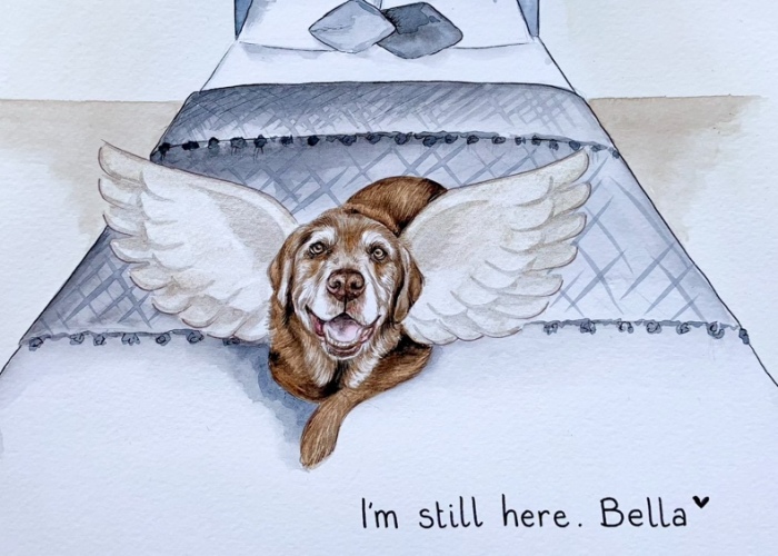 I Paint Dogs As Guardian Angels (12 Pics)
