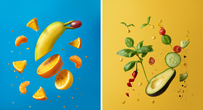 I Love Taking Photos Of Levitating Fruits And Veggies