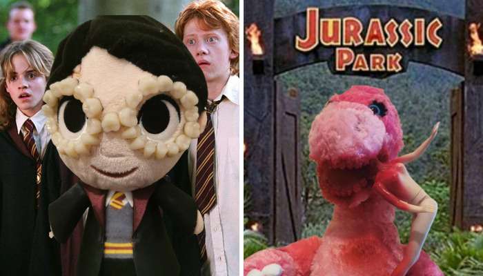 I Add Teeth Onto Soft Toys Then Put Them In Movie Scenes