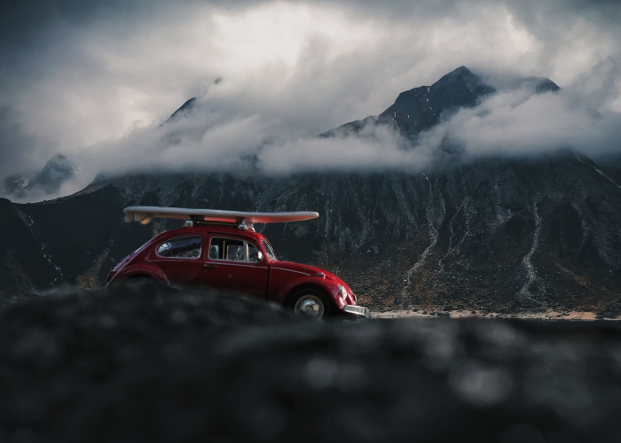 I Blend Nature With Miniature Model Cars