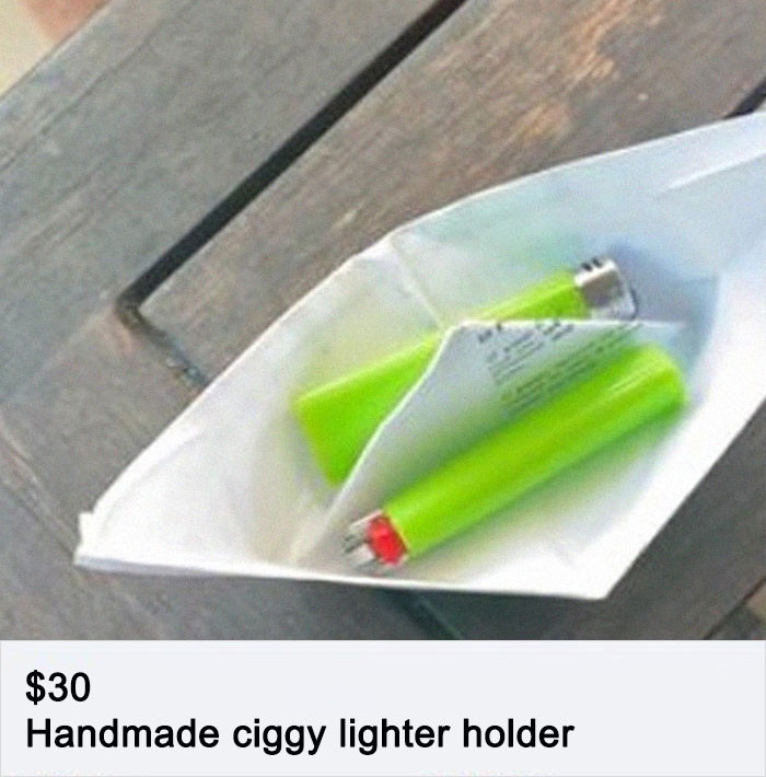 Saw This On Marketplace. It Is Legit A Paper Boat. Lol