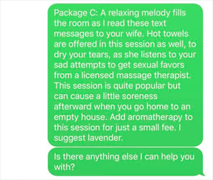 Guy Wanted A Happy Ending But Got A Sad Ending For Free In A Hilarious Chat That Went Viral