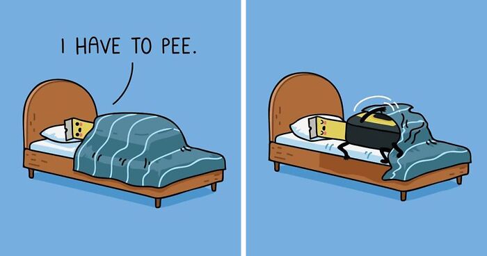 30 Adorable Comics That Have Unexpected Takes On Everyday Situations