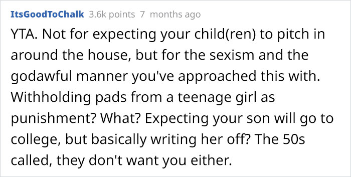Dad Makes Daughter Do House Chores In Return For Menstrual Pads, The Internet Goes Berserk On Him