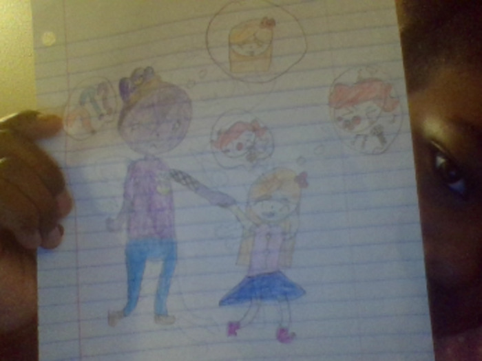 Clueless Afton And His Daughter