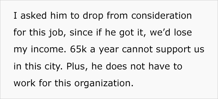 Wife Asks Her Husband To Turn Down “Dream Job” For The Sake Of Her Career, Or She’ll Divorce Him Wife Asks Her Husband To Turn Down “Dream Job” For The Sake Of Her Career, Or She’ll Divorce Him