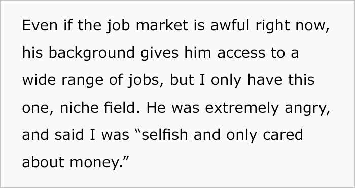 Wife Asks Her Husband To Turn Down “Dream Job” For The Sake Of Her Career, Or She’ll Divorce Him Wife Asks Her Husband To Turn Down “Dream Job” For The Sake Of Her Career, Or She’ll Divorce Him