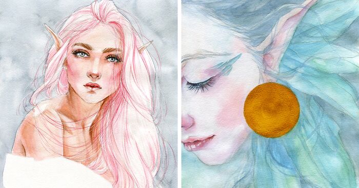 I Create My Own World In My Fantasy Paintings (62 Pics)