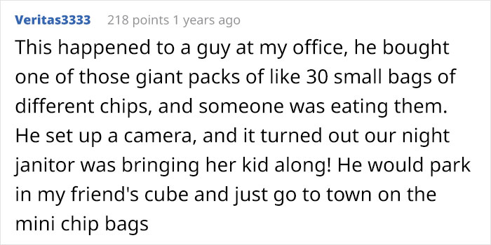 Employee Notices Her Food Going Missing, Installs A Nanny Cam And Catches The Shameless Thief