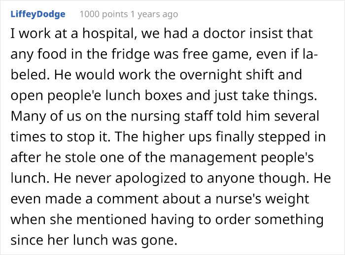 Employee Notices Her Food Going Missing, Installs A Nanny Cam And Catches The Shameless Thief
