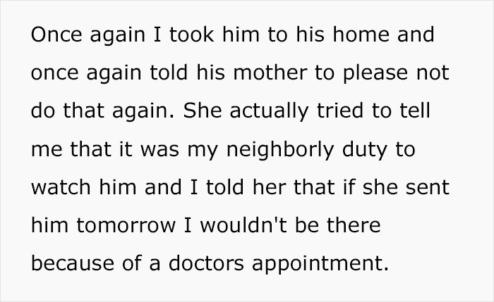 Lunatic Mom Insists Her Neighbor Must Babysit Her Kid, Goes Livid When She Sends Her Son There And The Neighbor Is Not Home