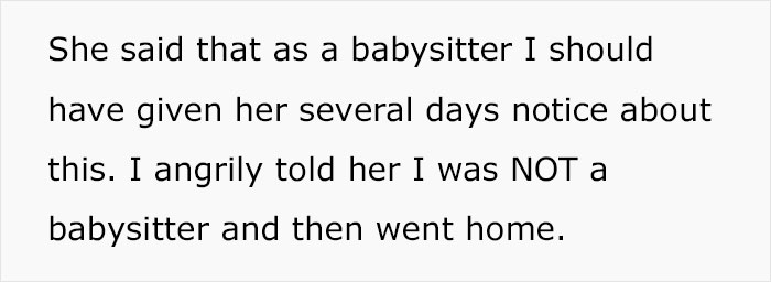 Lunatic Mom Insists Her Neighbor Must Babysit Her Kid, Goes Livid When She Sends Her Son There And The Neighbor Is Not Home Lunatic Mom Insists Her Neighbor Must Babysit Her Kid, Goes Livid When She Sends Her Son There And The Neighbor Is Not Home