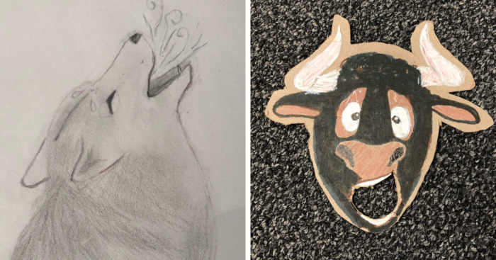 Hey Pandas, Try To Draw An Animal The Best You Can