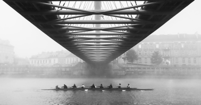 I Had A Split Second To Take A Good Photograph Of The Rowing Boat Which Was Moving So Rapidly