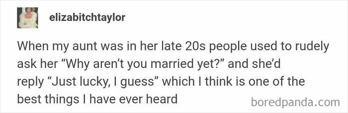 Personally... Marriage Means Nothing To Me