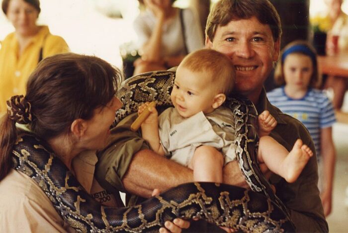 Steve Irwin’s Daughter Bindi Gives Her Baby Her First Australia Zoo Khakis Steve Irwin’s Daughter Bindi Gives Her Baby Her First Australia Zoo Khakis