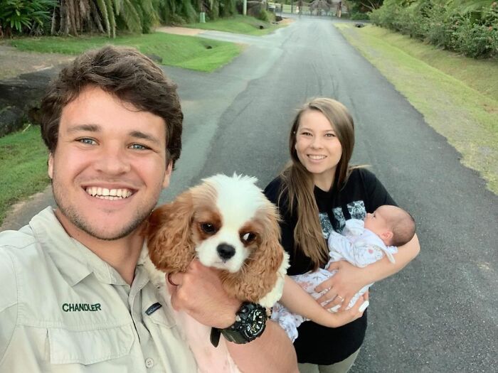 Steve Irwin’s Daughter Bindi Gives Her Baby Her First Australia Zoo Khakis Steve Irwin’s Daughter Bindi Gives Her Baby Her First Australia Zoo Khakis