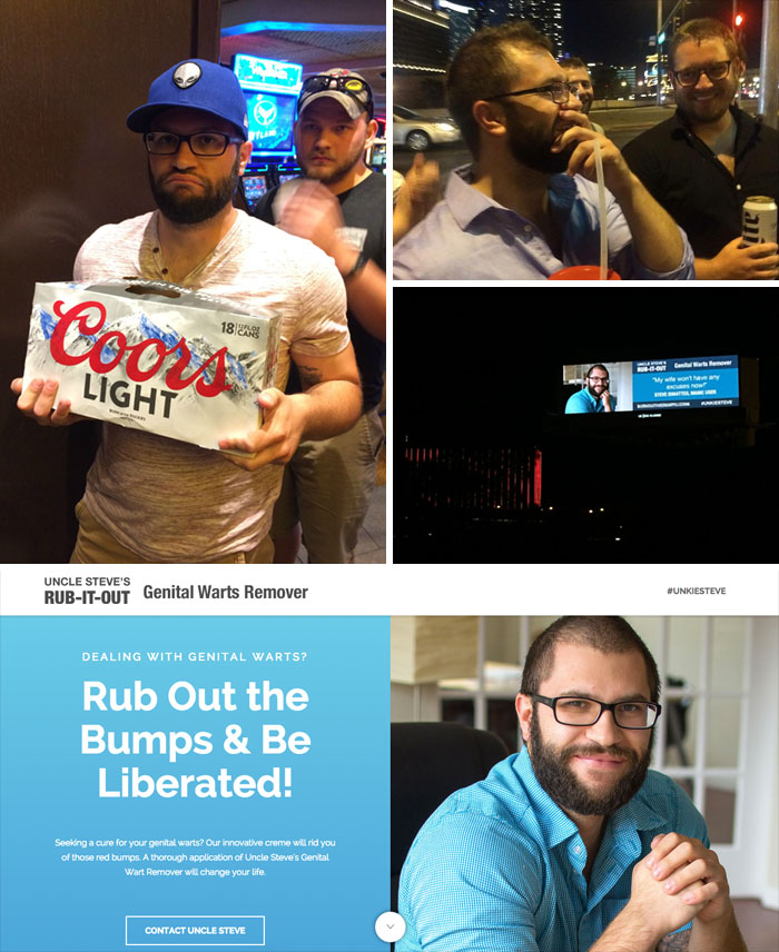 Friends Rent Out Vegas Billboard For Bachelor Party Prank. The Ad They Put Up Is Hilarious