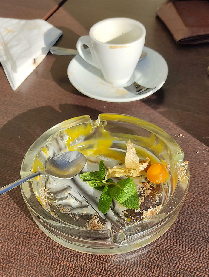 Served In An Ashtray