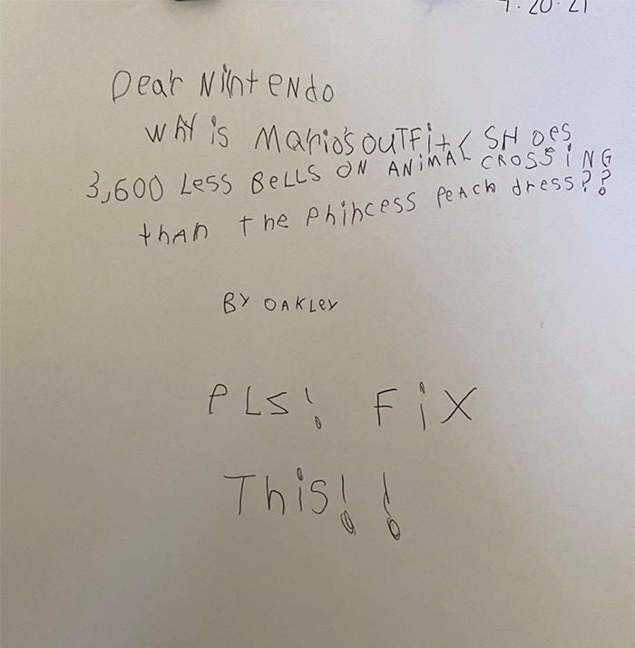 Girl Is Confused About Why Female Clothes Cost More On Animal Crossing, Asks Nintendo For An Explanation