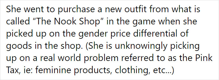 Girl Is Confused About Why Female Clothes Cost More On Animal Crossing, Asks Nintendo For An Explanation