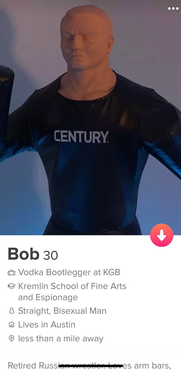 I Made A Stereotypical Tinder Profile For My Martial Arts Dummy And He Has Over 8000 Right Swipes