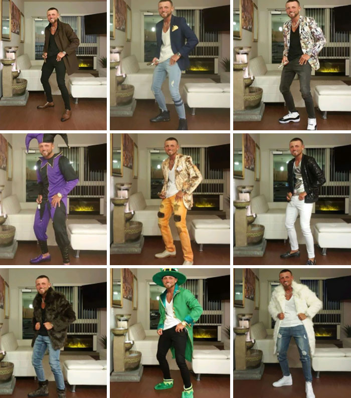 His Tinder Profile Is Like Selecting An Outfit In A Videogame