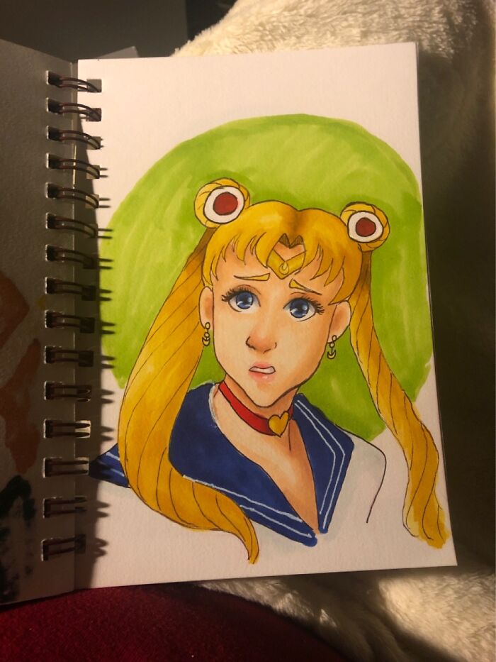 Sailor Moon Screenshot Redraw