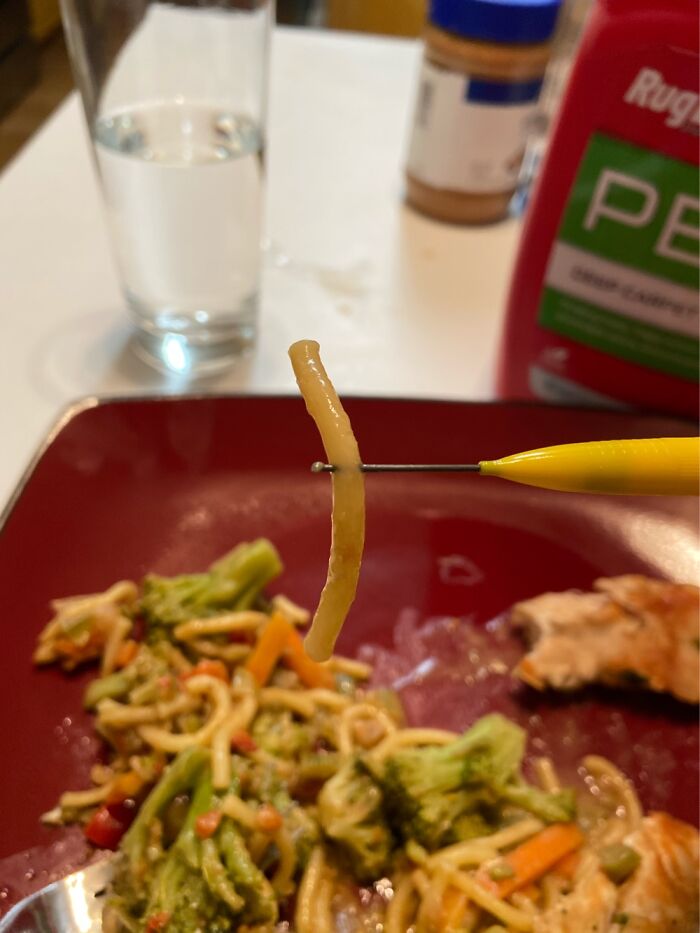 Me Using A Mechanical Pencil As A Genuine Utensil (Called It A Pencil Utensil)