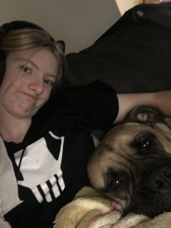 Molly Took My Phone And Figured Out How To Take A Selfie